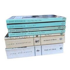 JOHN STEINBECK Penguin Classic Centennial Trade Paperback Lot East Of Eden +