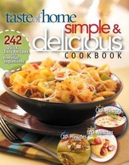 Simple & Delicious Cookbook: 242 Quick, Easy Recipes Ready in 10, 20 – VERY GOOD