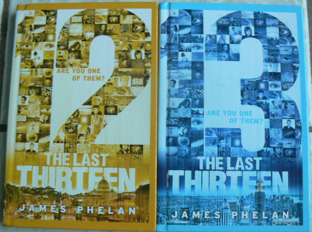 THE LAST THIRTEEN, Book 1 & 2,James Phelan, Kane Miller Teen NICE HC
