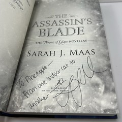 Signed The Assassin’s Blade 1st Print Hardcover By Sarah J. Maas Throne of Glass