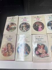 Vintage Harlequin Presents Romance Novel Lot Of 48 Books from the 1970s-1980s