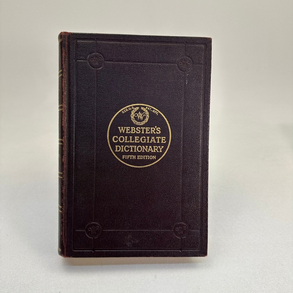 Webster’s Collegiate Dictionary Fifth Edition 1943 Merriam-Webster G&C Merriam