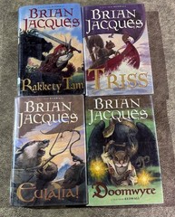 Brian Jacques TALE FROM REDWALL fantasy hardcover books Juvenile fiction lot 4