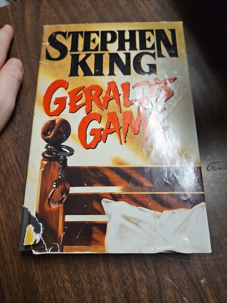 Stephen King Gerald’s Game Hardcover 1992 Viking Novel w/ Dust Jacket MP2FF