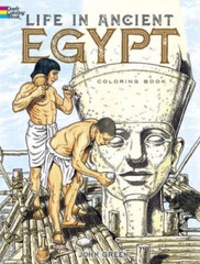 Life in Ancient Egypt Coloring Book (Dover History Coloring Book) – VERY GOOD