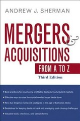 Mergers and Acquisitions from A to Z – Hardcover By Sherman, Andrew J. – GOOD