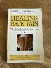 Healing Back Pain : The Mind-Body Connection by John E. Sarno (1991, Trade…