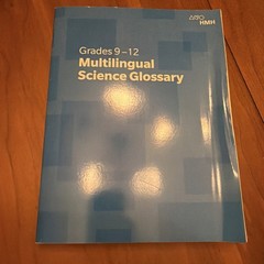Multilingual Science Glossary: Grades 9-12 – Paperback Excellent Condition
