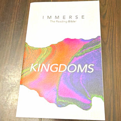 Immerse: Kingdoms (The Reading Bible) New Living Translation 2021 PB 304p