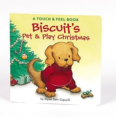 Biscuit’s Pet & Play Christmas: A Touch & Feel Book – Board book – VERY GOOD