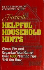 Favorite Helpful Household Hints by Consumer Guide, Good Book