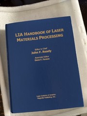 LIA Handbook of Laser Materials Processing. READY FARSON.