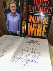 SIGNED by DAVID BALDACCI Walk the Wire, 2020 1st/1st HCDJ UNREAD ~ Autographed