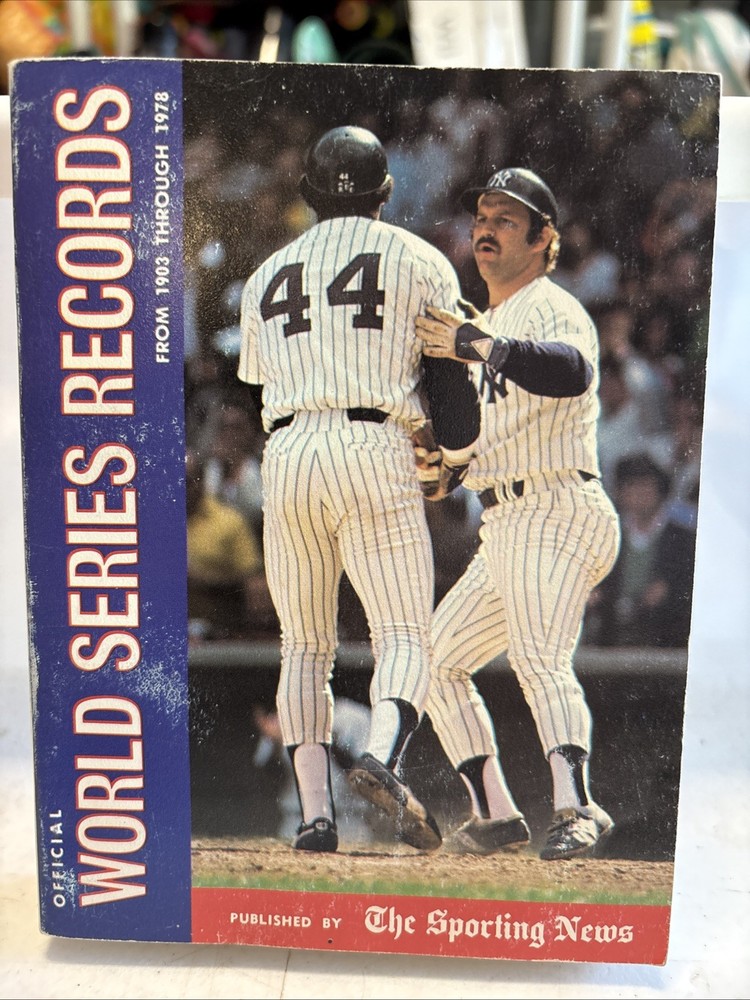 Official World Series Records From 1903 through 1978 By The Sporting News Book