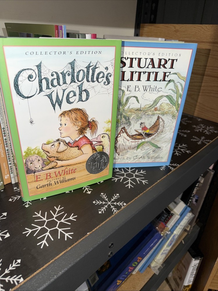 E.B. White Collector’s Edition Charlotte’s Web & Stuart Little HC 1999 Set