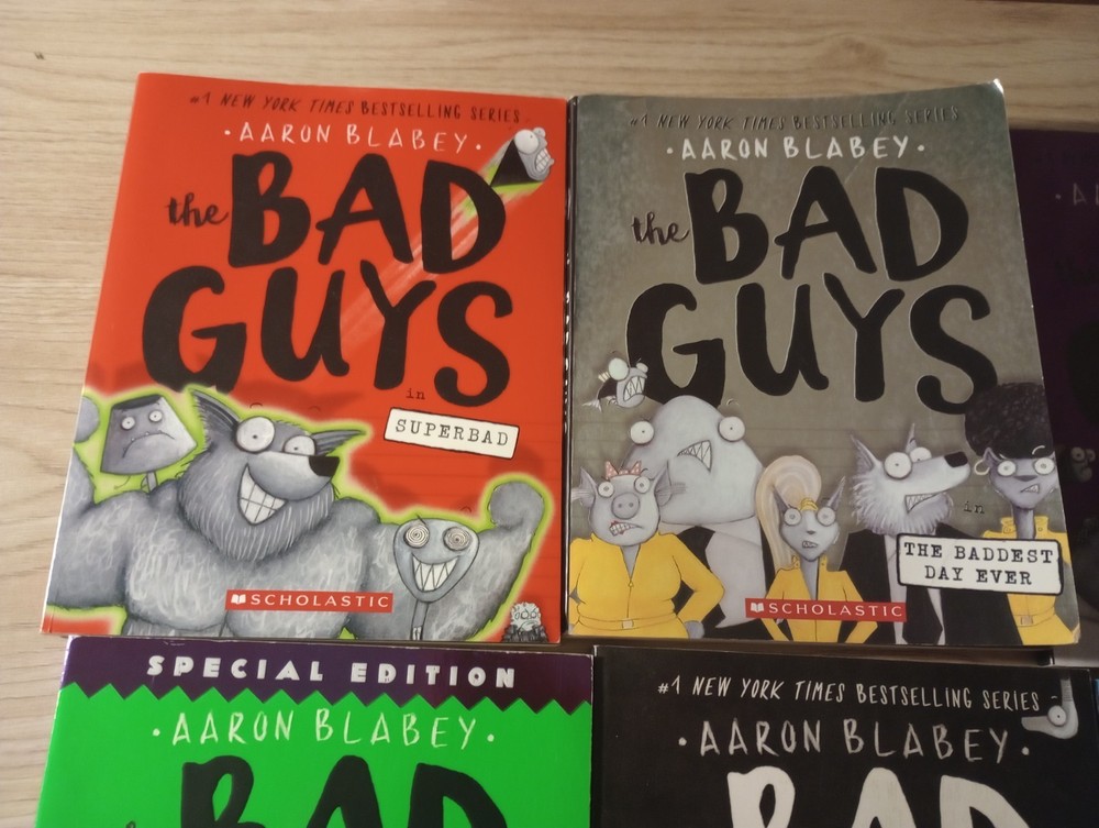 Bad Guys Book Lot 9 Bad Guys not set