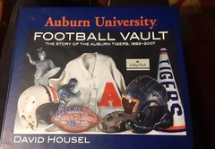 Auburn University Football Vault Signed by David Housel & Signed Typed Letter