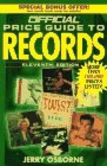 Official Price Guide to Records – Paperback, by Osborne Jerry – Very Good