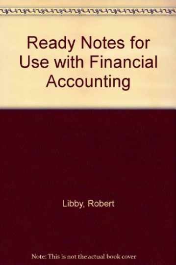 Ready Notes for Use With Financial – Paperback, by Libby Robert – Acceptable