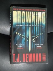 Signed T. J. Newman Drowning Avid Reader Press Hardcover Near Fine Condition
