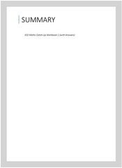 Ks3 Maths Catch-up Workbook 1 (With Answers), Paperback by Books, Cgp; Books,…