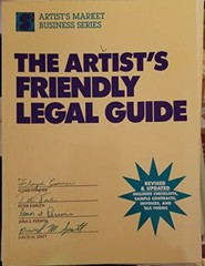 The Artists Friendly Legal Gu – Paperback – VERY GOOD