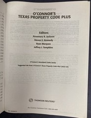 O’Connor’s Texas Property Code Plus, 2023-2024, R. Jackson, 2023, PB,NEW, 260722