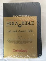 Cokesbury NRSV Gift and Award Bible: Black Simulated Leather, Red Letter