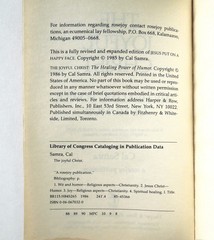 The Joyful Christ – Cal Samra, 1985 sc, Harper & Row
