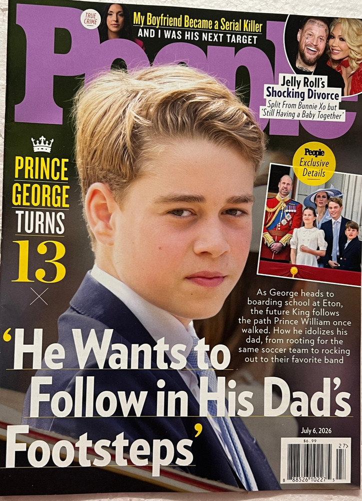 People Magazine PRINCE GEORGE AT 13 JELLY ROLL’S DIVORCE