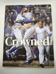 KC Royals book ~Crowned – Hardcover By The Kansas City Star ~ World Series