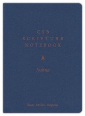 CSB Scripture Notebook, Joshua: Read. Reflect. Respond. – CSB Bibles by Holman