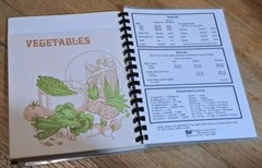 Vintage Best Recipes File Book 1973 Cook Bright of America Vintage Food Graphic