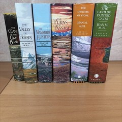 Complete Set Series Lot of 6 Earth’s Children Books by Jean Auel HARDCOVER
