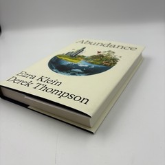 Abundance Ezra Klein Derek Thompson Economics HC First Edition Avid Reader DJ