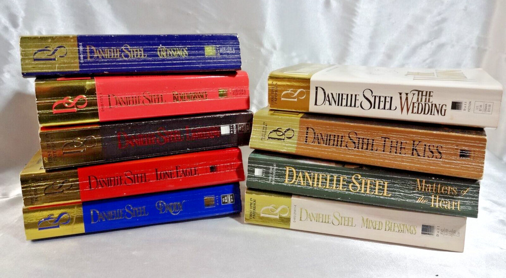 Danielle Steel 9 Paperback Novels Romance The Kiss The Wedding Remembrance