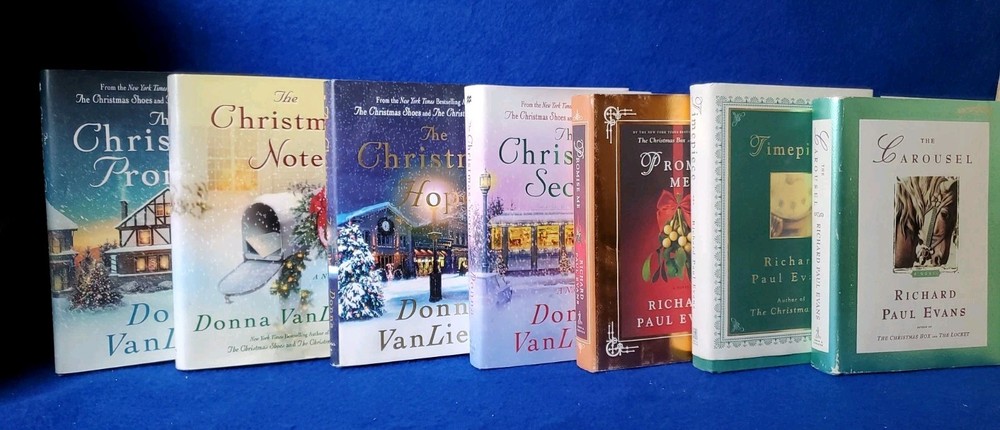Richard Paul Evans Donna VanLiere Christmas Hardcover Lot 7