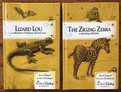 All About Reading The Zigzag Zebra and Lizard Lou Pre Reading Volumes 1 and 2