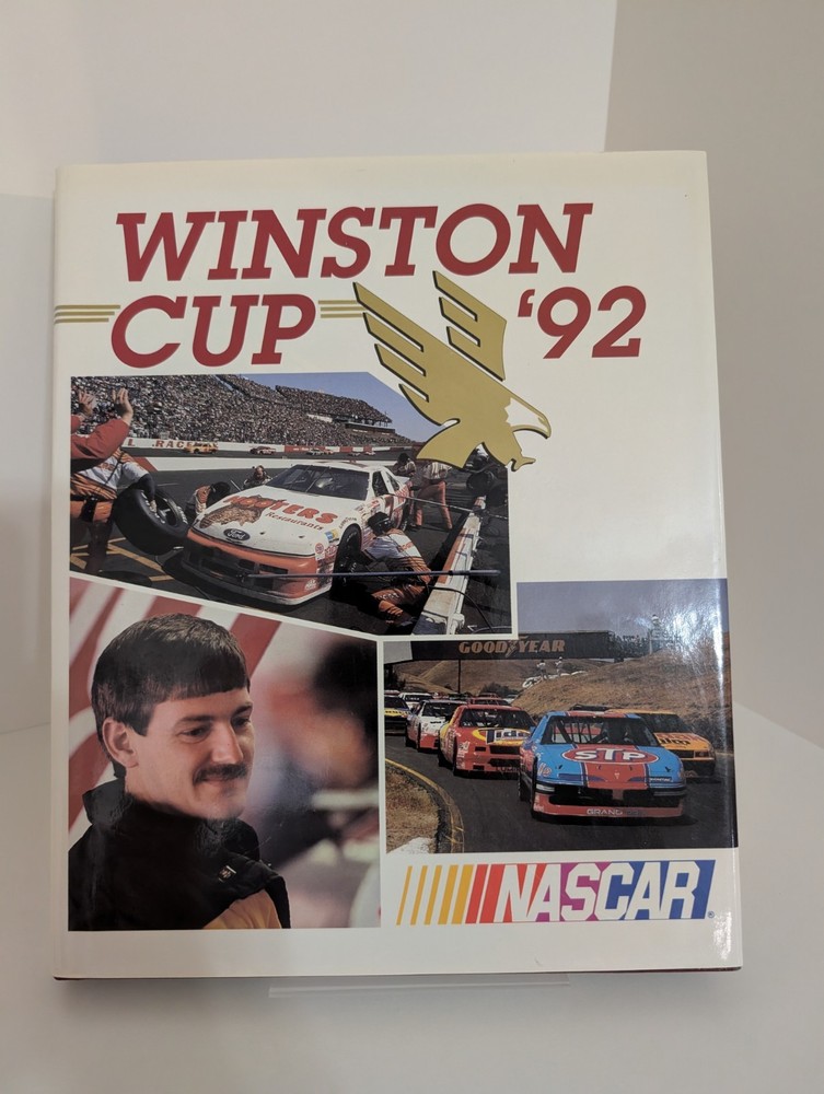 NASCAR Winston Cup 1992 Yearbook HC Alan Kulwicki Richard Petty Dale Earnhardt