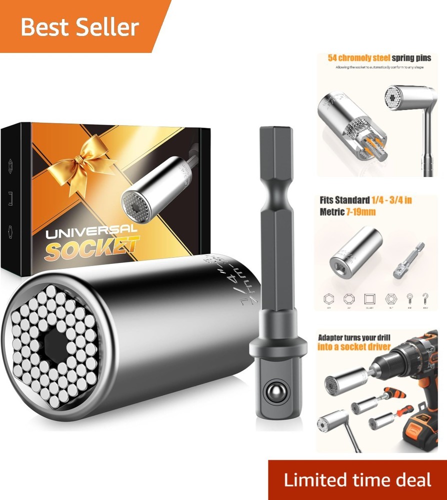 Professional Universal Socket Tool Set 7mm-19mm – Perfect for DIY Enthusiasts