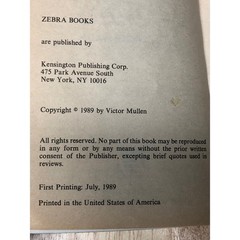Zebra Books Horror Tree House Victor Mullen Paperback 1989 1st Printing Rare HTF