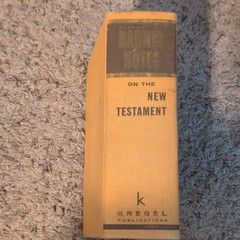 Barnes’ Notes on the New Testament HC Unabridged Inscribed 1963 Kregel