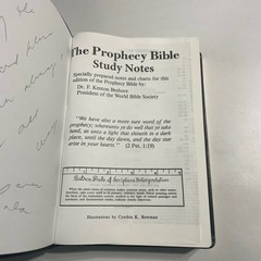 Original American Standard Doc Beshore Prophecy Study Bible ASV 1901 Cowhide