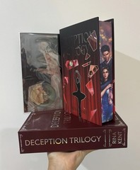 SIGNED Books For Days Crate Deception Trilogy Omnibus Rina Kent Couples Edge New