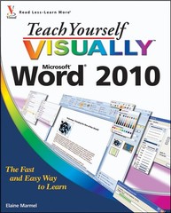 Teach Yourself Visually Word 2010