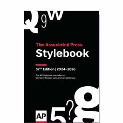 AP Stylebook, 57th Edition – Spiral-bound, by Associated Press – Good