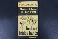 Hold Our Bridge Hands Solomon Wilson 1969 First Printing Bridge Handbook Lefax