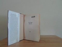 The Night Journal by Elizabeth Crook Hardcover Novel Book Dust Jacket Ex-Library