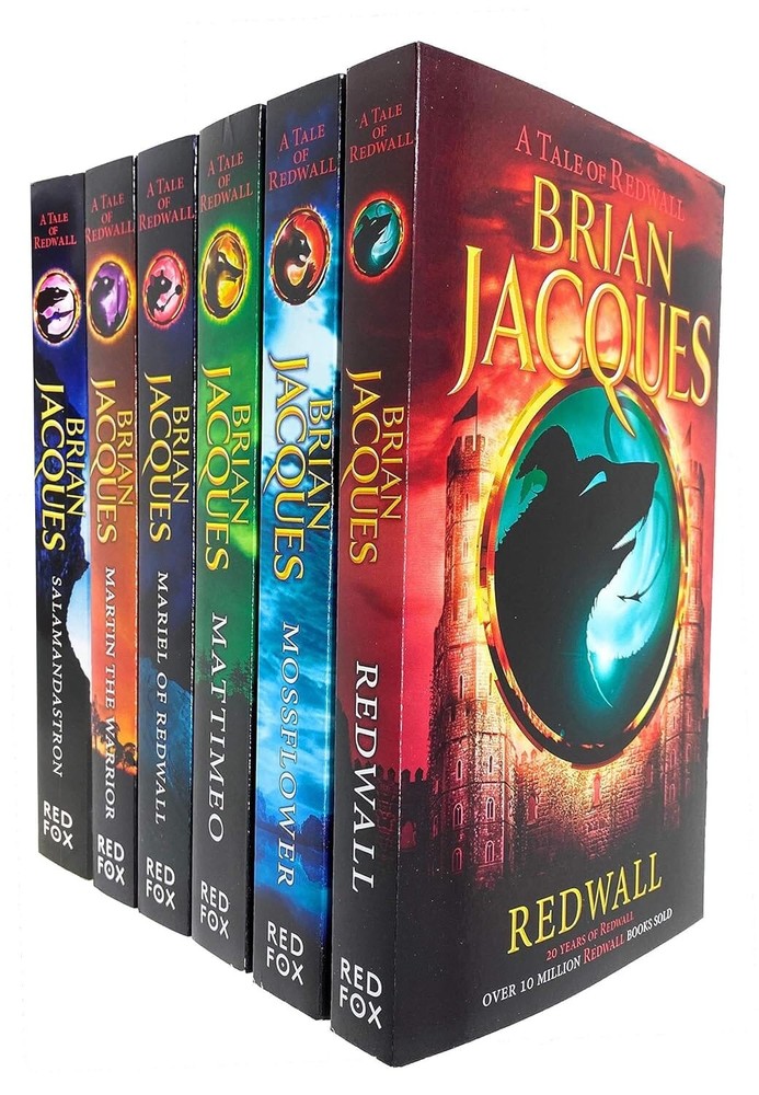 Redwall Series by Brian Jacques 6 Books Collection Set – Ages 8-12 – Paperback
