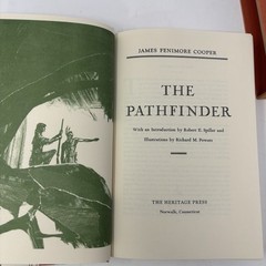 The Pathfinder Natty Bumppo James Fenimore Cooper Heritage Press HC Slipcase EUC